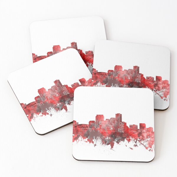 Item preview, new orleans skyline red designed and sold by BekimART2.