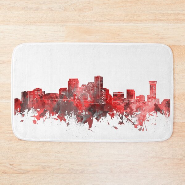 Item preview, new orleans skyline red designed and sold by BekimART2.