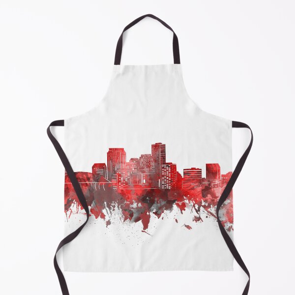 Item preview, new orleans skyline red designed and sold by BekimART2.