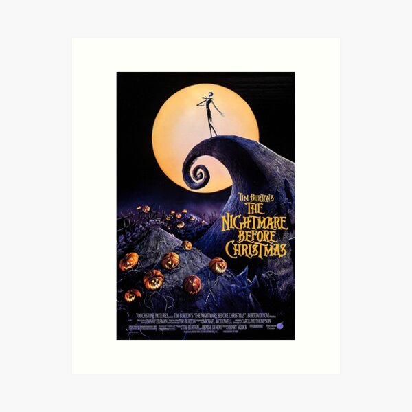 The Nightmare Before Christmas Art Print