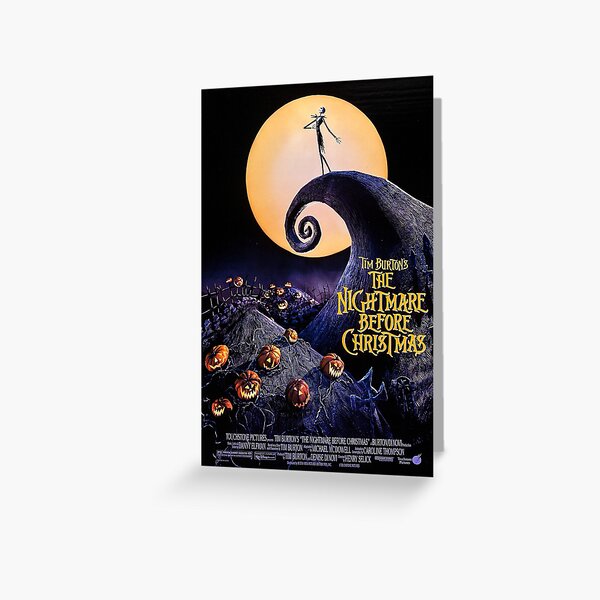 The Nightmare Before Christmas Greeting Card