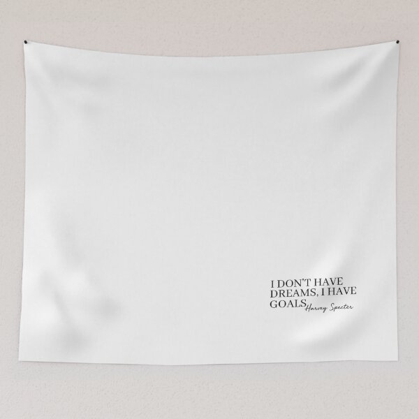 Item preview, I don't have dreams, I have goals SUITS Harvey Specter Quote designed and sold by johannafanti.
