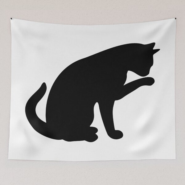 Item preview, Black cat designed and sold by VibesByLia.