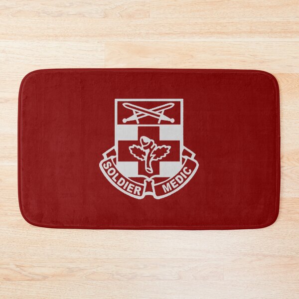 Item preview, Silver 232nd Medical Battalion Unit Crest designed and sold by SoldierMedic68w.
