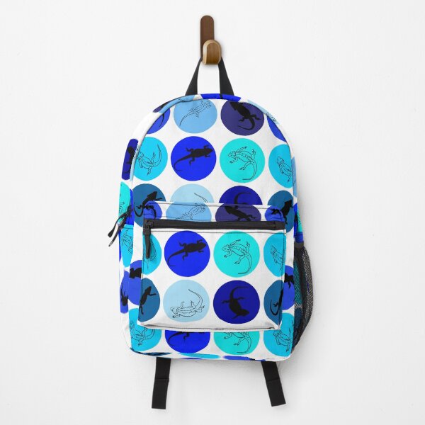 Item preview, Bearded Dragon on Blue Circles designed and sold by PrileyRileyArt.