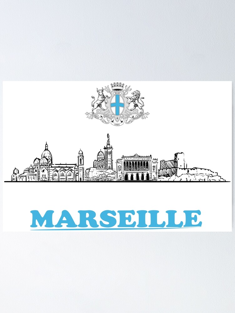 Affiche de la Cité Phocéenne à Marseille