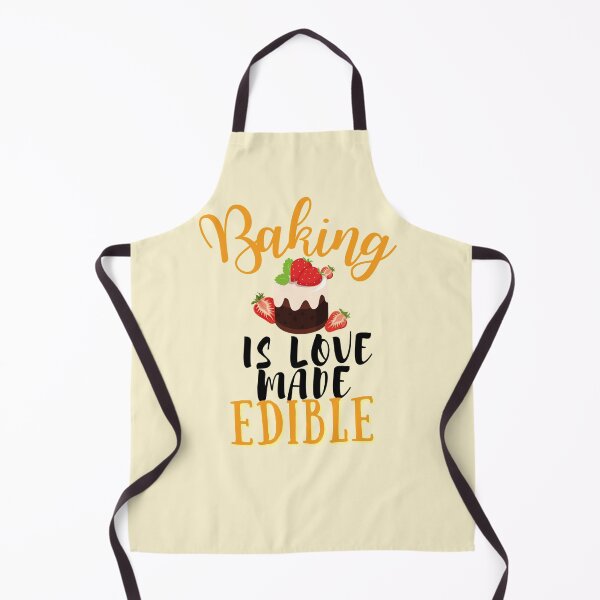 Item preview, Baking Is Love made Edible- Black Text designed and sold by EvaWolf.