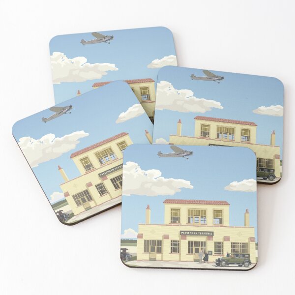 Item preview, Ford Airport with National Air Travel Ford Tri-motor, 1930 designed and sold by contourcreative.