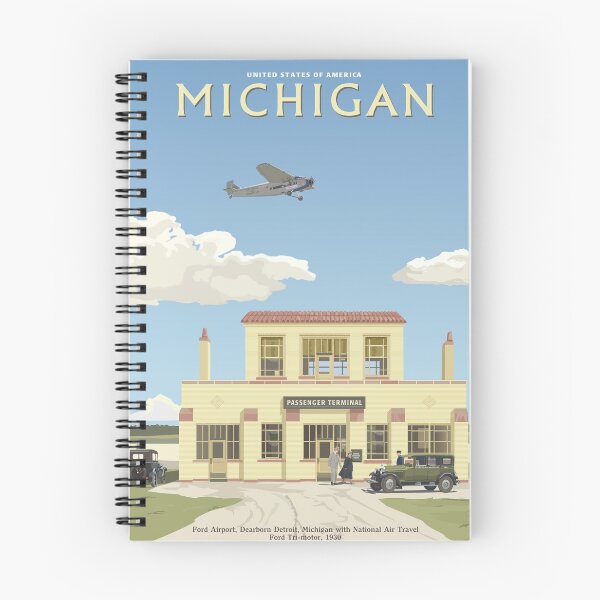 Item preview, Ford Airport with National Air Travel Ford Tri-motor, 1930 designed and sold by contourcreative.