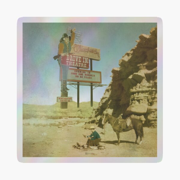 Waiting for Winchester in the Wild West Holographic Sticker