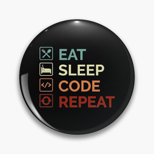 Item preview, Eat Sleep Code Repeat Javascript Programmer designed and sold by Sour Soul.