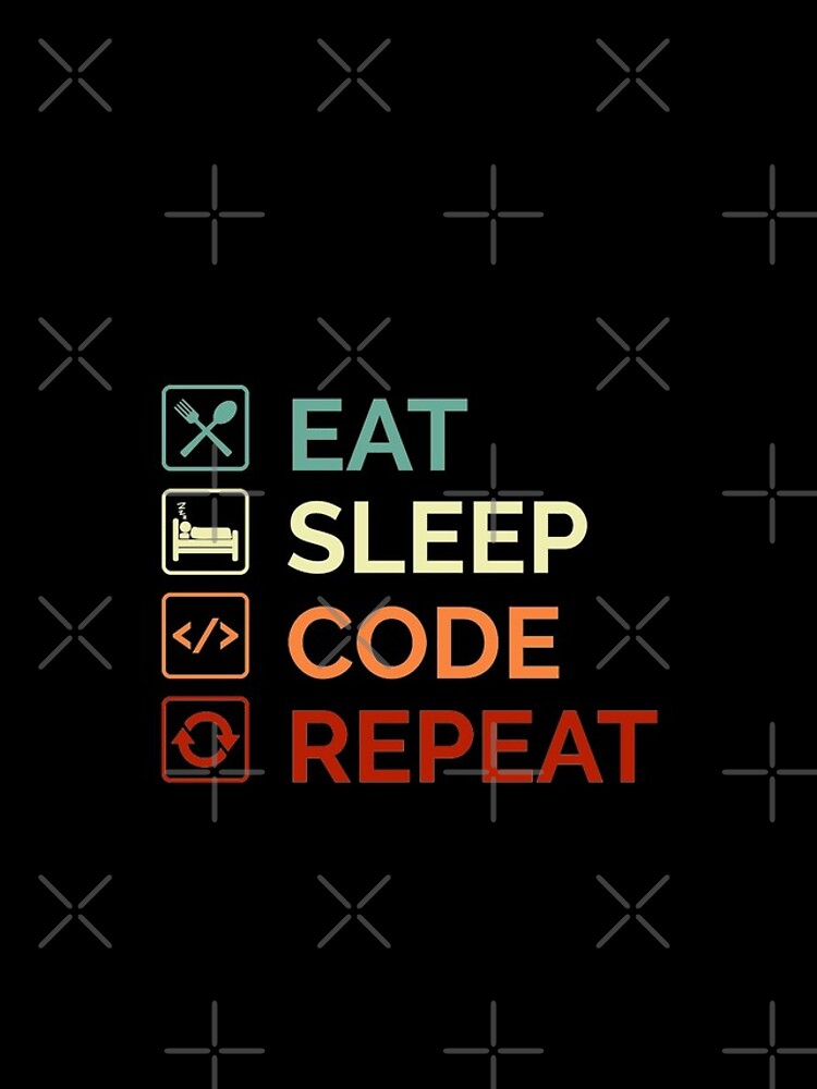 Thumbnail 4 of 4, iPhone Case, Eat Sleep Code Repeat Javascript Programmer designed and sold by Soursoul99.