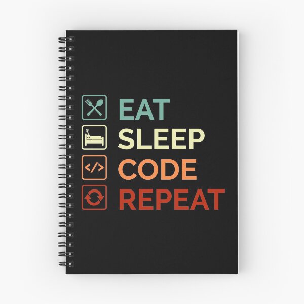 Item preview, Eat Sleep Code Repeat Javascript Programmer designed and sold by Sour Soul.