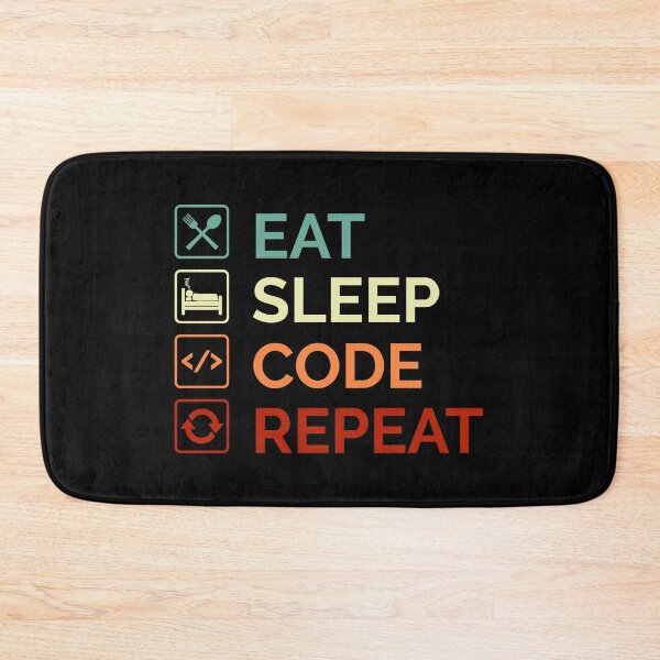 Item preview, Eat Sleep Code Repeat Javascript Programmer designed and sold by Sour Soul.