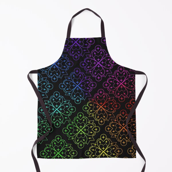 Item preview, Rainbow mandala ombre pattern on black designed and sold by Timeforplay.