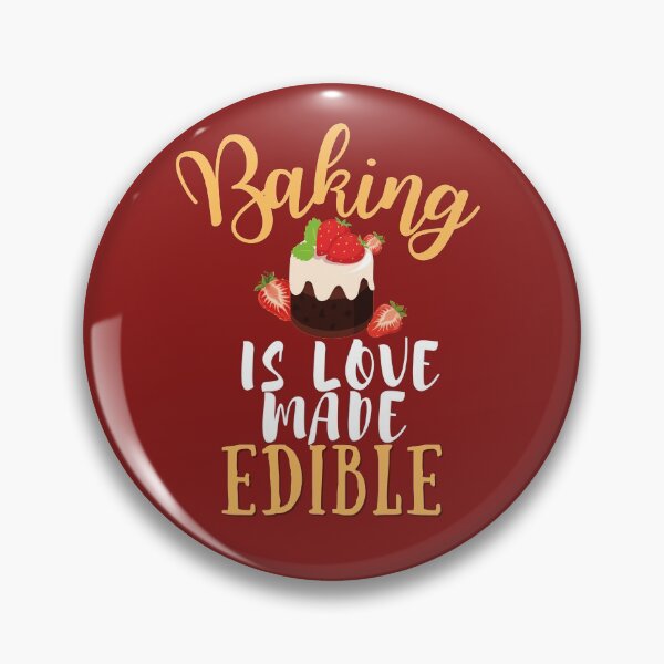Item preview, Baking Is Love made Edible- White Text designed and sold by EvaWolf.