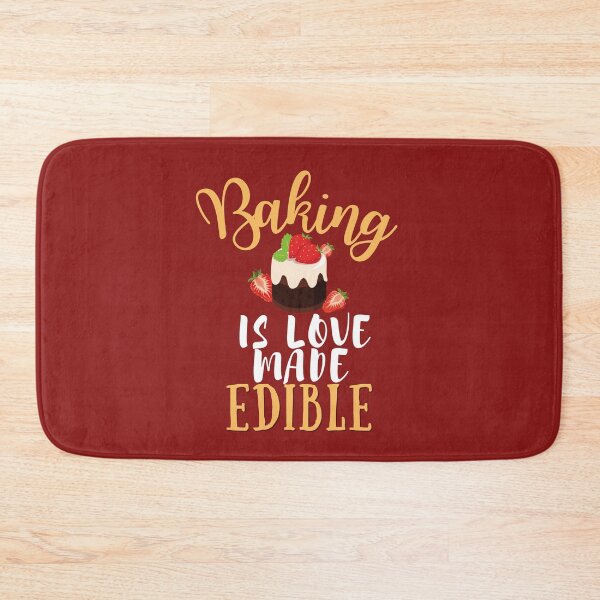 Item preview, Baking Is Love made Edible- White Text designed and sold by EvaWolf.