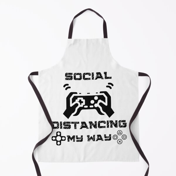 Item preview, Social Distancing My Way | Funny Video Gamers Way of Social Distancing | Also available in White Lettering for Dark Backgrounds designed and sold by InkItStudio.