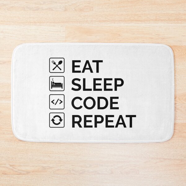 Item preview, Eat Sleep Code Repeat Java Programming designed and sold by Sour Soul.