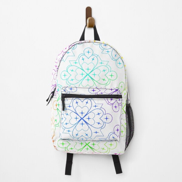 Item preview, Rainbow ombre mandala pattern on white designed and sold by Timeforplay.