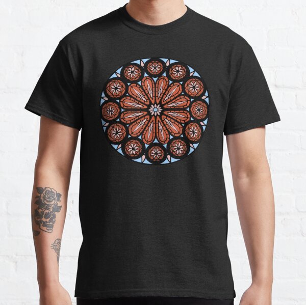 stained glass design tshirts