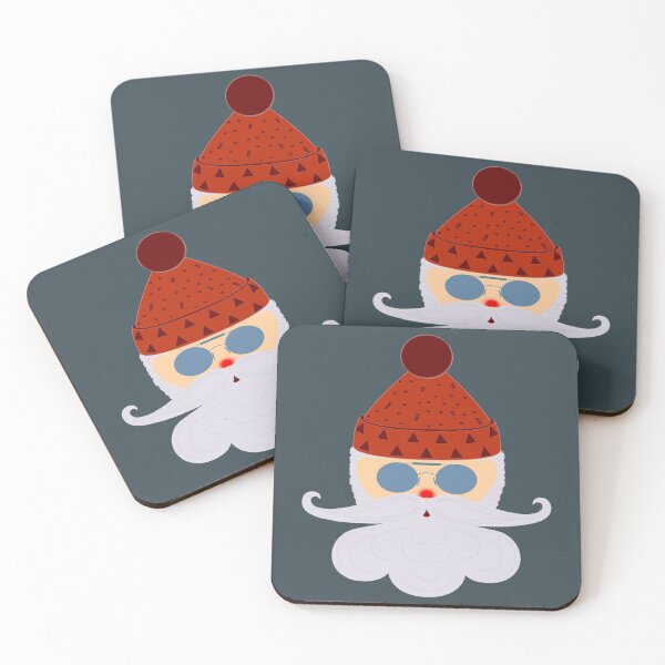 Item preview, Funny Santa Claus with mustache designed and sold by Kdo-it.
