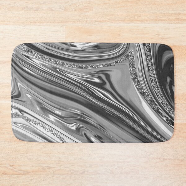 Item preview, Silver Liquid Metal with Crystal Detail designed and sold by ReesDesigns.
