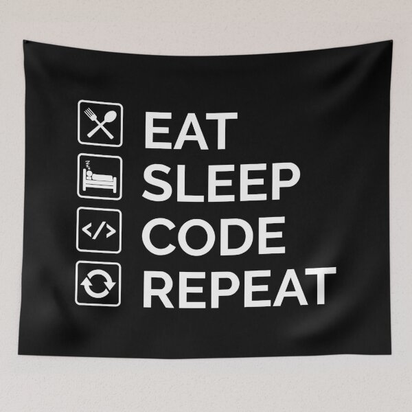 Item preview, Eat Sleep Code Repeat Java Coding designed and sold by Sour Soul.