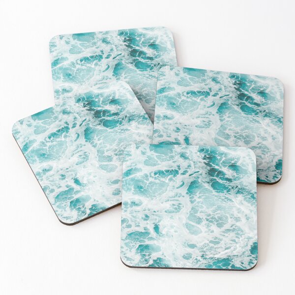 Item preview,  Crystal clear Aqua Blue Ocean Waves  designed and sold by KM KAMRON.