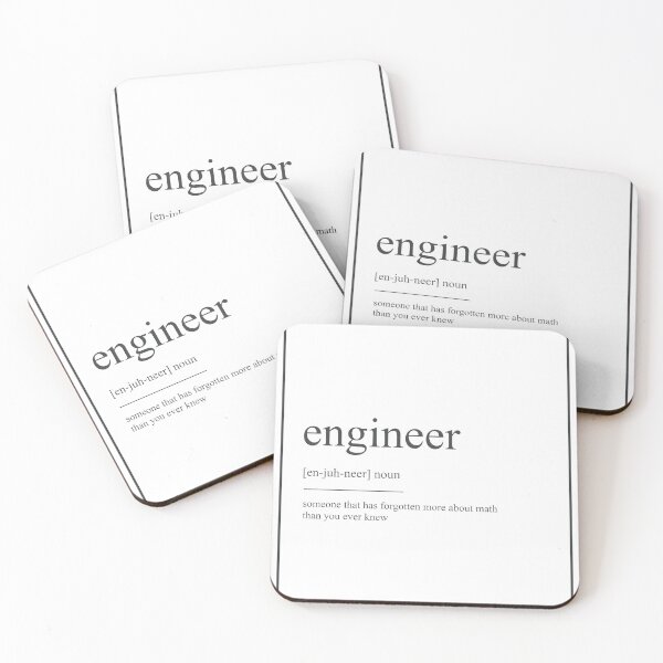 Item preview, Engineer 193 Watercolor Map Yoga Quote Definition designed and sold by vividpixelusa.