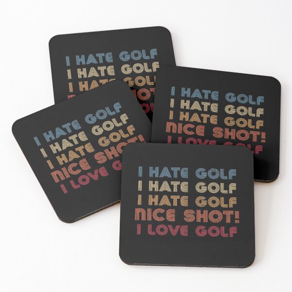 Item preview, I Hate Golf Oh Nice Shot! I Love Golf Golfing Golfer designed and sold by RandomStuffShop.