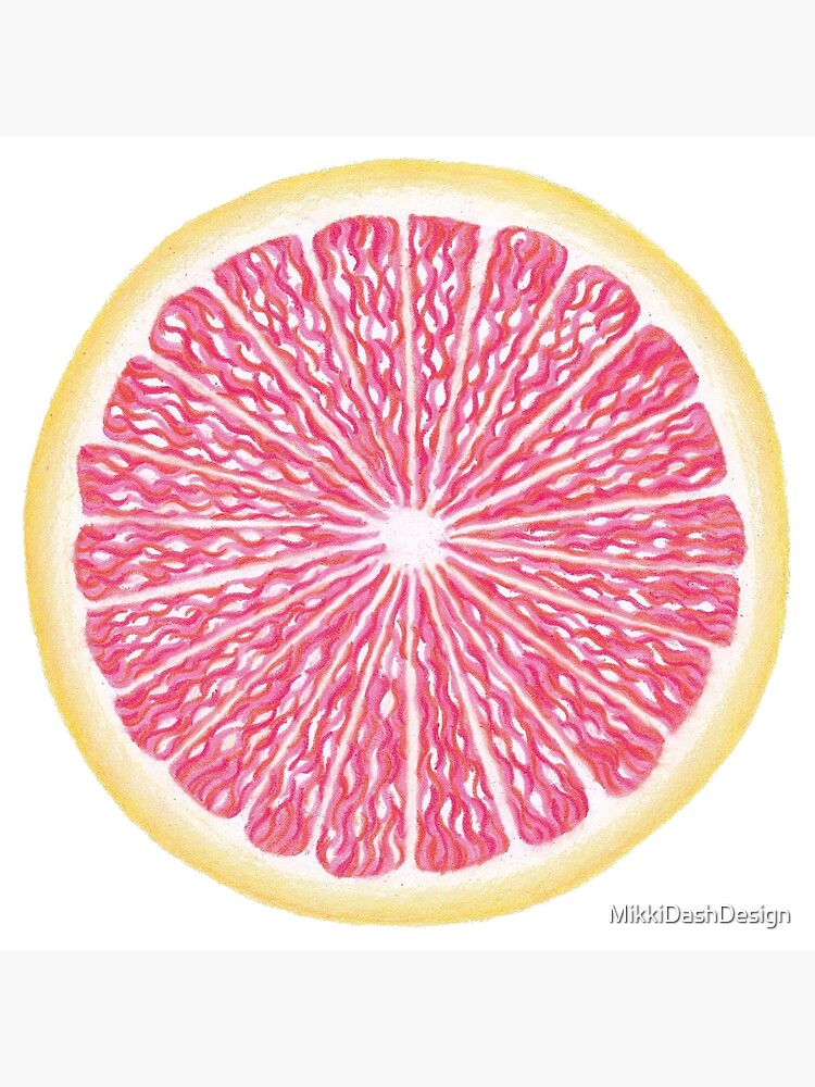 Póster «Letra grande de pomelo rosado jugoso» de MikkiDashDesign