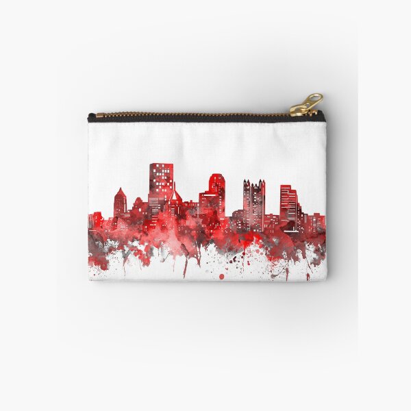 Item preview, pittsburgh skyline red designed and sold by BekimART2.