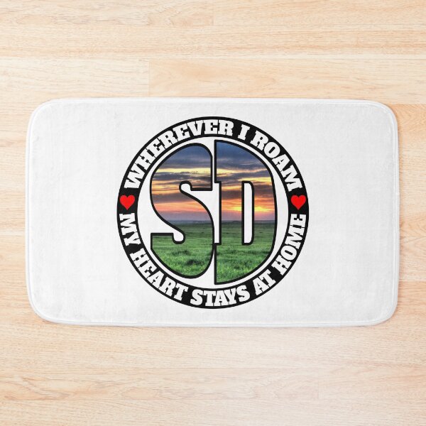 Item preview, Heart Stays Home - South Dakota designed and sold by DonDota.