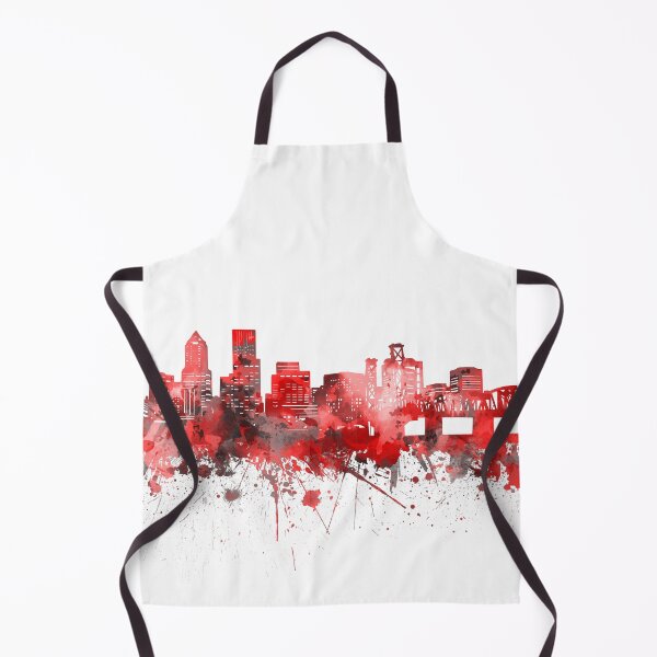 Item preview, portland skyline red designed and sold by BekimART2.
