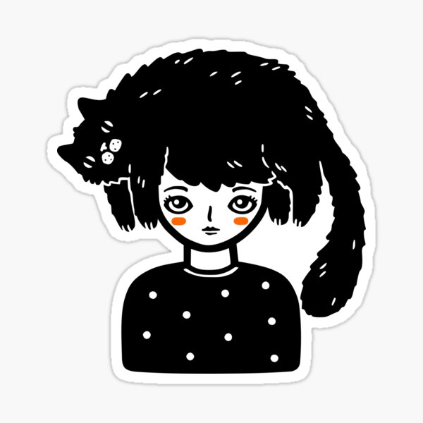 Cat Hair Sticker