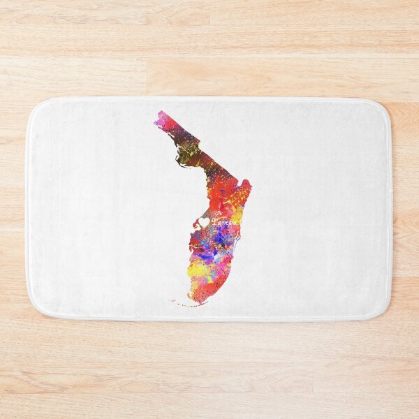 Item preview, Tampa Love Heart 191 Watercolor Map Yoga Quote Def designed and sold by vividpixelusa.