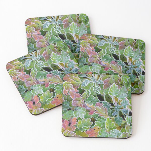 Item preview, Frost Covered Chrysanthemum Leaves designed and sold by Kathilee.