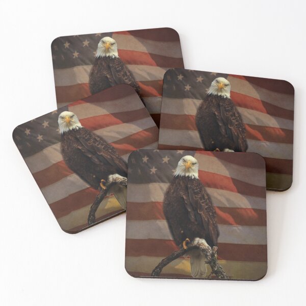 Item preview, Eagle and Distressed American Flag designed and sold by Stephanie Laird.