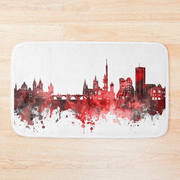 Item preview, prague skyline red designed and sold by BekimART2.