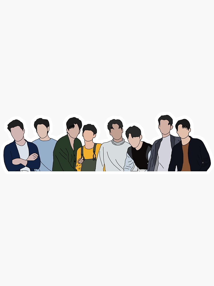 GMMTV FOUR PILLARS (KristSingto, OffGun, TayNew, BrightWin) | Sticker