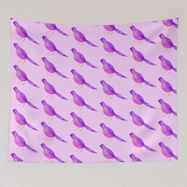 Item preview, Purple Wattlebird designed and sold by NiceButton.