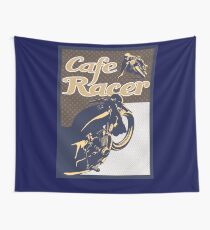 Cafe Racer retro style Wall Tapestry
