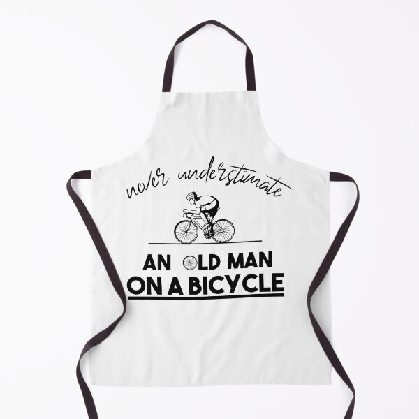 Item preview, Never Underestimate An Old Man On A Bicycle designed and sold by MedBoularouah.