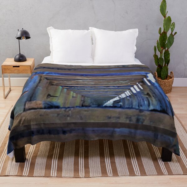 Item preview, Camino con barandillas azul designed and sold by craftsbydaphy.