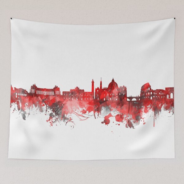 Item preview, rome skyline red designed and sold by BekimART2.