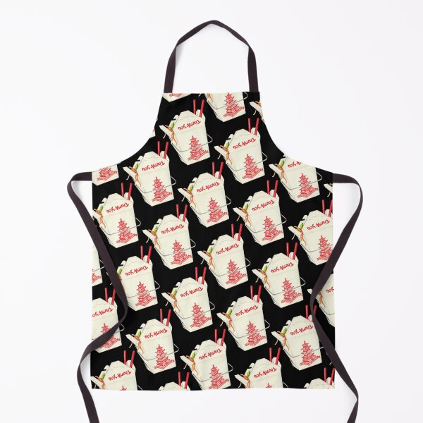 Item preview, Chinese Takeout Pattern - Black designed and sold by Kelly Gilleran.
