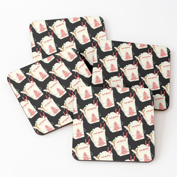 Item preview, Chinese Takeout Pattern - Black designed and sold by Kelly  Gilleran.