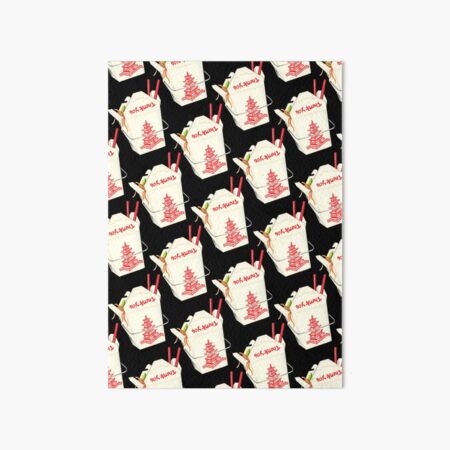 Item preview, Chinese Takeout Pattern - Black designed and sold by Kelly  Gilleran.
