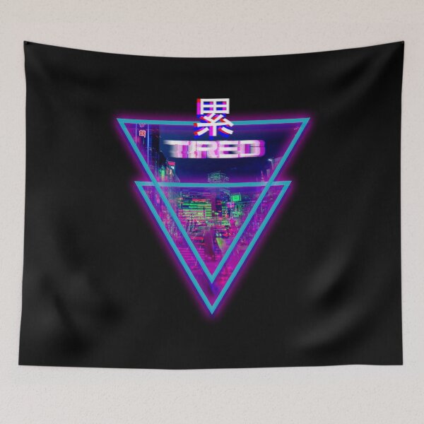 Item preview, Tired Aesthetic Cyber Vaporwave Style Japan Tokyo designed and sold by lotushaza.